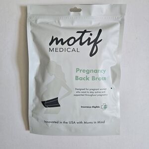 Motif Medical pregnancy back brace size small